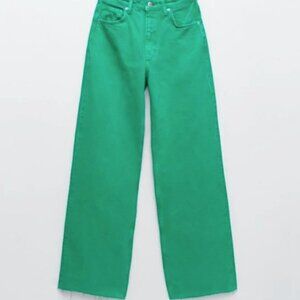 Zara Green Jeans